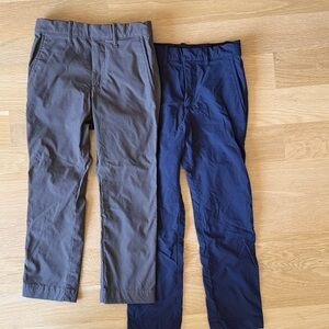 Crewcuts (Lot of 2) navy and grey Slim Stretch Kids Chinos